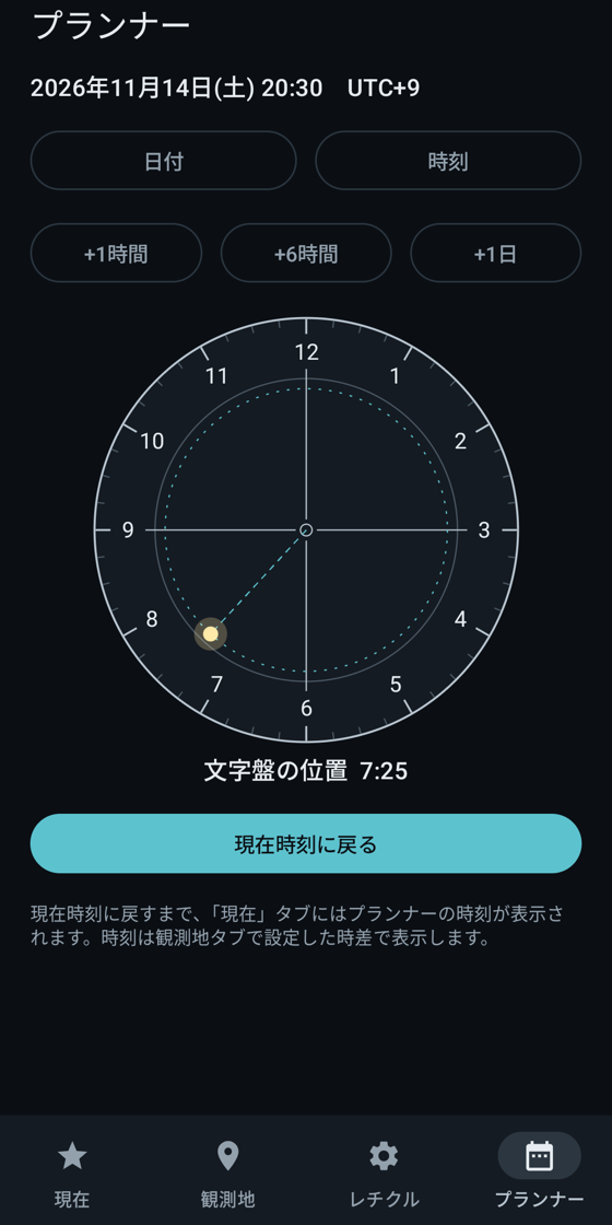 プランナー画面